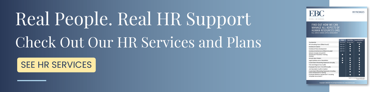 New York HR Services and Plans
