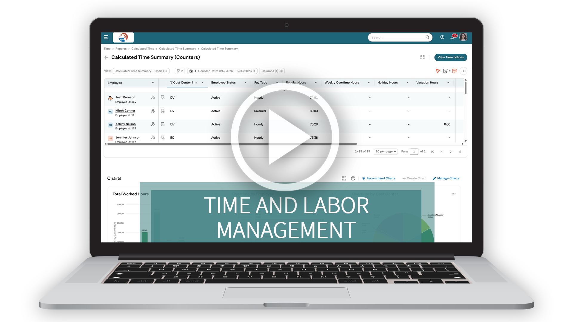 Timekeeping Software Demo Video Thumbnail