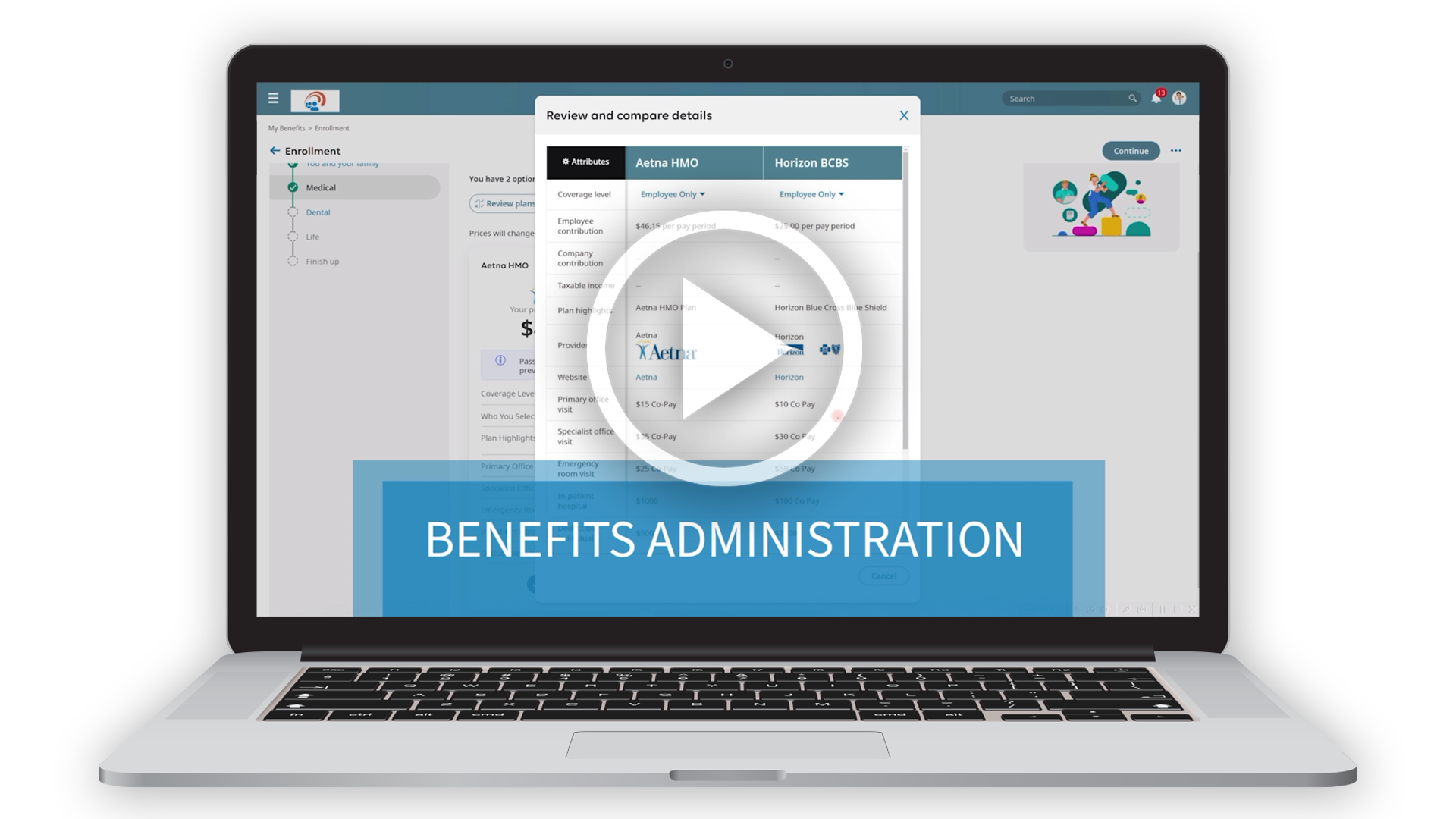 Benefits Administration Demo Video Thumbnail Image
