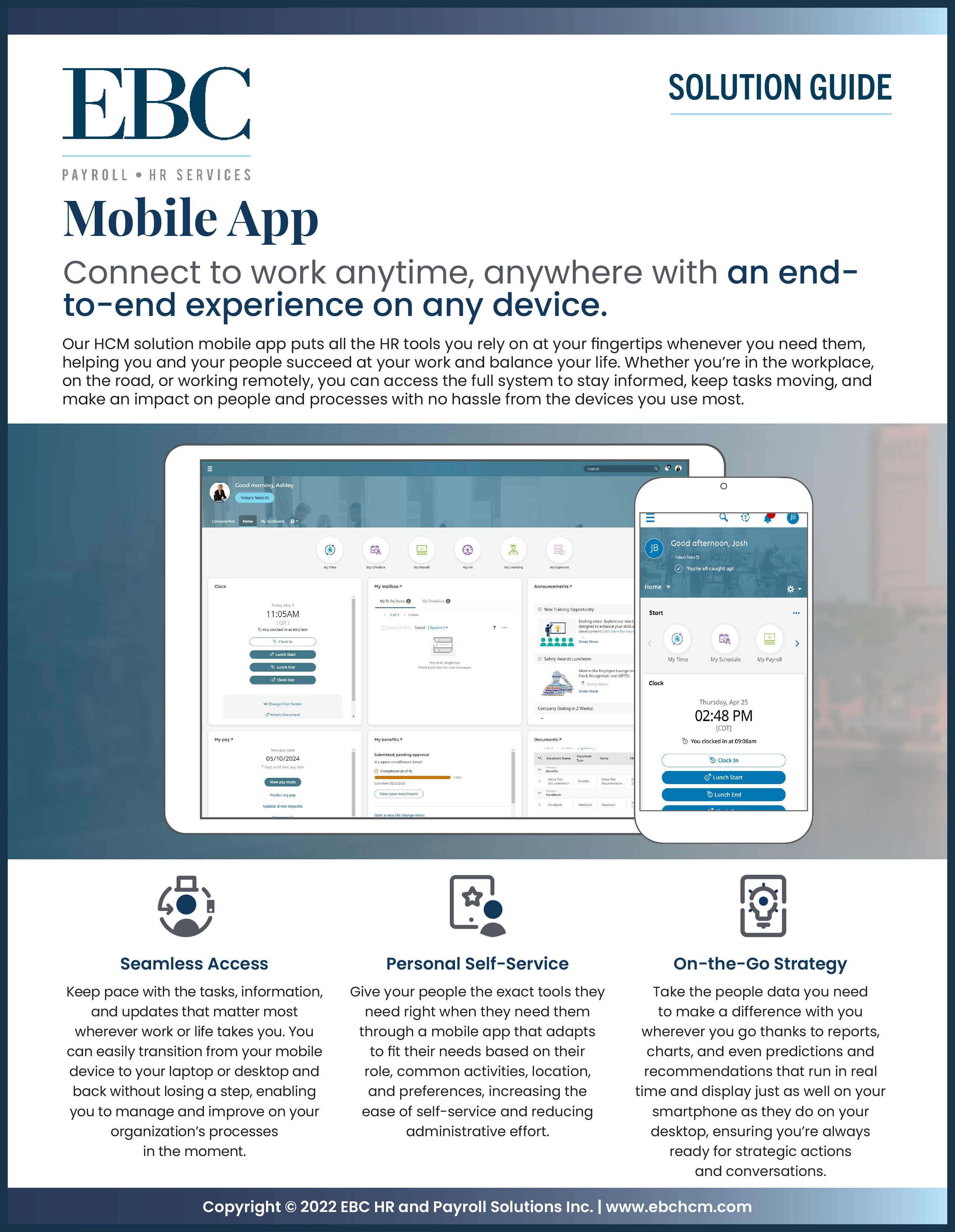 Mobile App Product Profile Download | EBC HCM