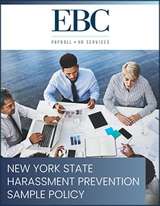 NY State Sexual Harassment Policy Cover