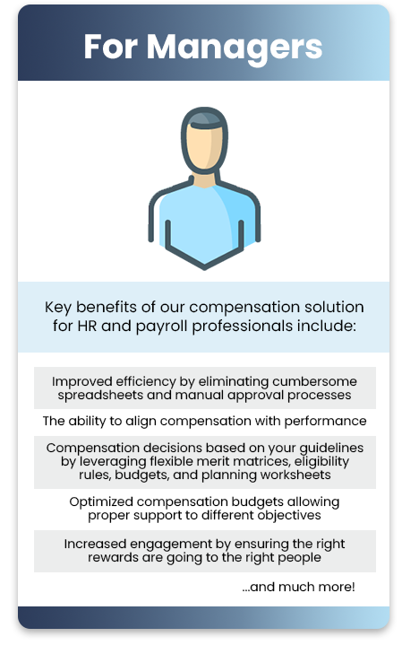Compensation Features for Managers