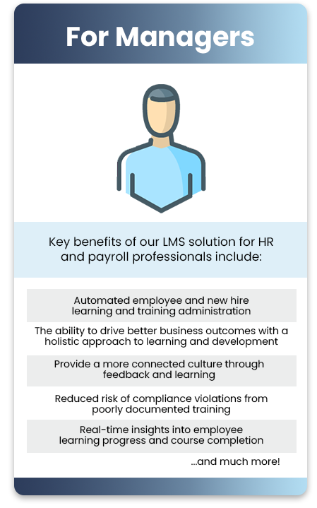 New York Learning Management Features for Managers