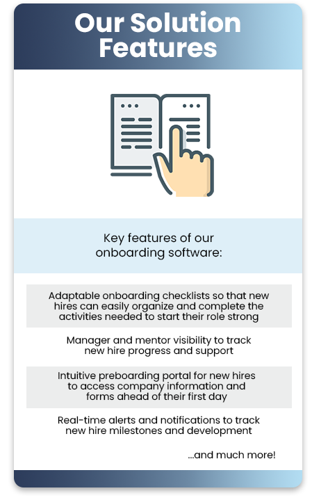 New York Onboarding Features Solution