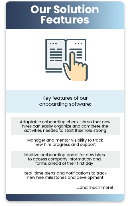 Onboarding Features Solution