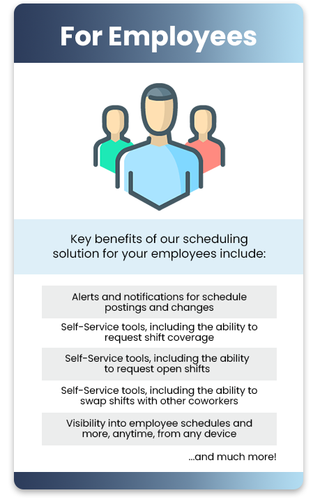 Scheduling Features For Employees