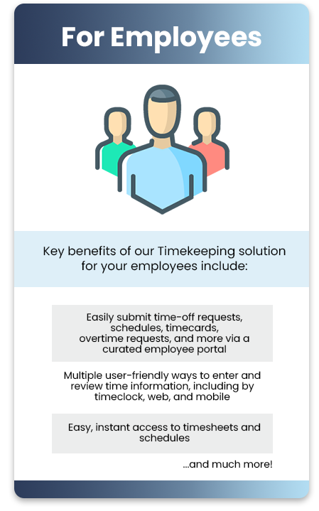 Timekeeping Features - For Employees