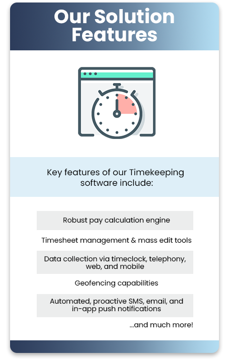 Timekeeping Features - Solution