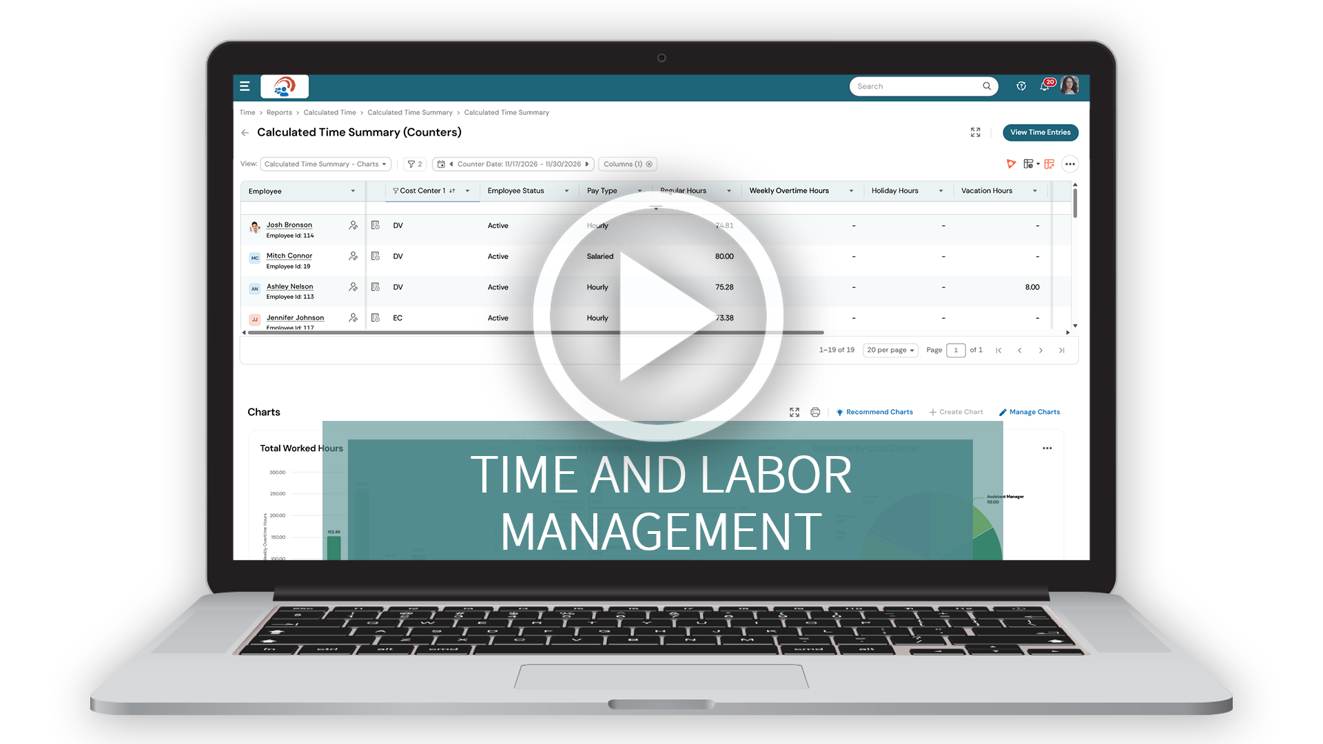 Timekeeping Software Demo Video Thumbnail