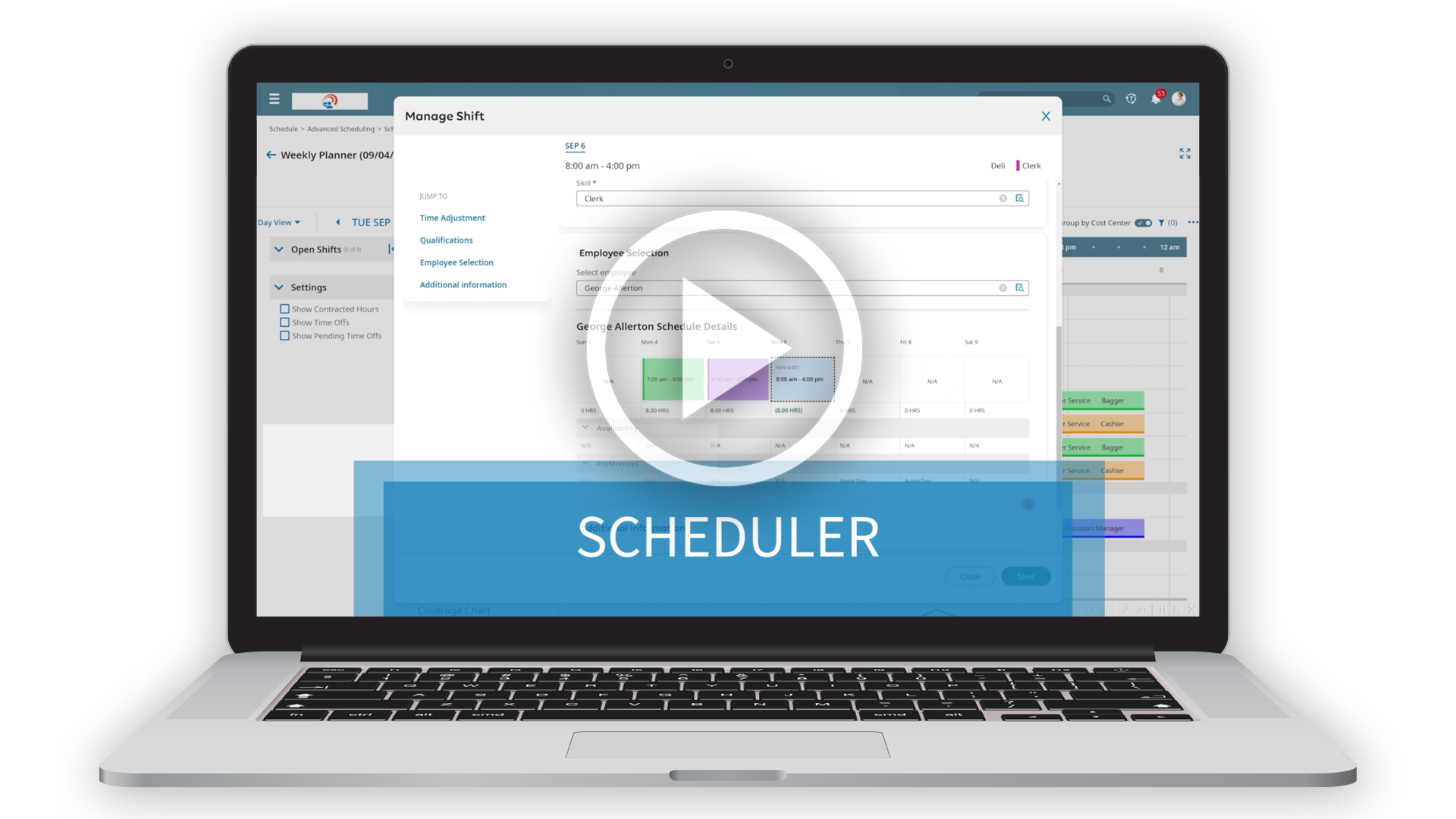 Employee Scheduling Demo Video Thumbnail Image